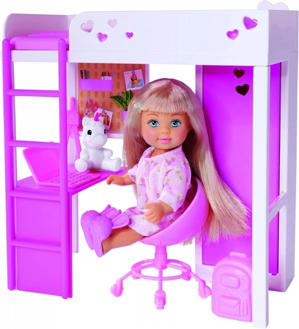 Evi Love Doll in Cozy Bedroom Playset