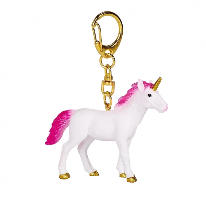 Mojo unicorn keychain neon pink