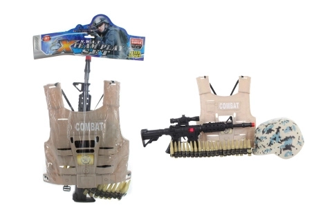 Military Play Set with Vest