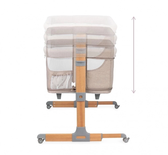 Multifunctional 3-in-1 Baby Crib MoMi Smart Bed Beige