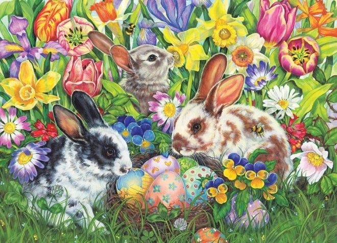 Family Puzzle Easter Bunnies