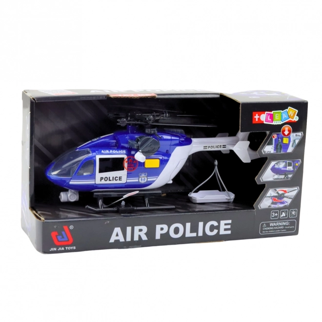 Police Helicopter with Lights and Sounds 1:14