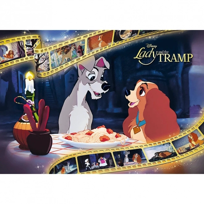 Iconic Moments: Lady and the Tramp 1000 Piece Puzzle