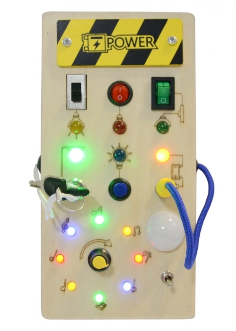 Interactive LED Busy Board for Kids