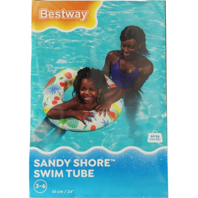 Bestway Kids Inflatable Swimming Ring Fruits Design 61cm