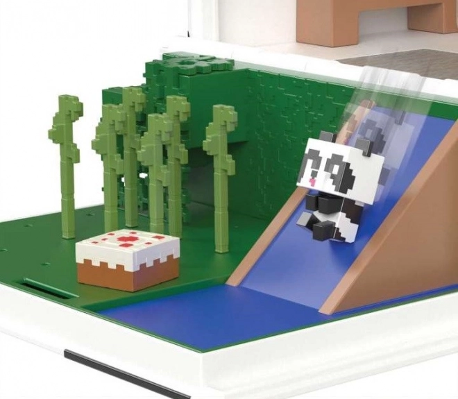 Minecraft Panda Playhouse Set with Two Figures