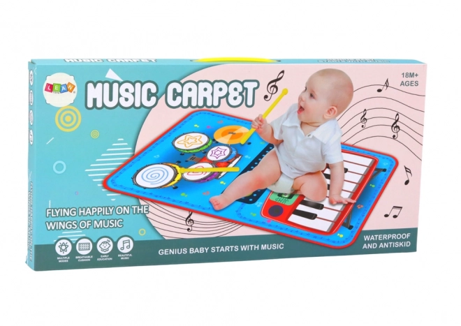 Interactive Music Mat with Drums and Piano