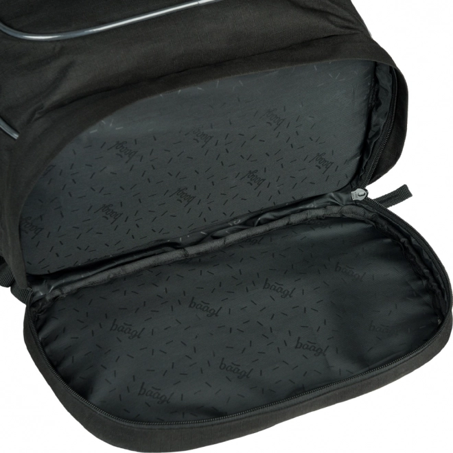 Zaino scolastico Baagl Cubic nero