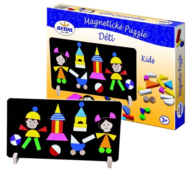 Magnetic Wooden Puzzle for Children