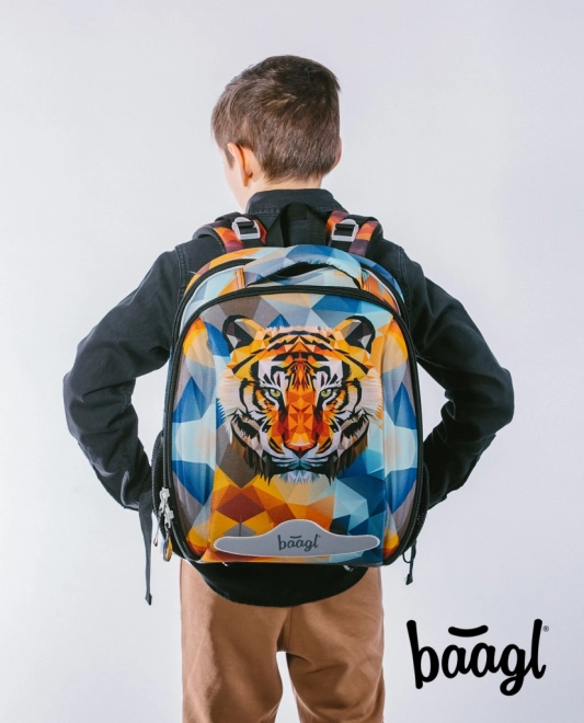 School Backpack Shelly Tiger