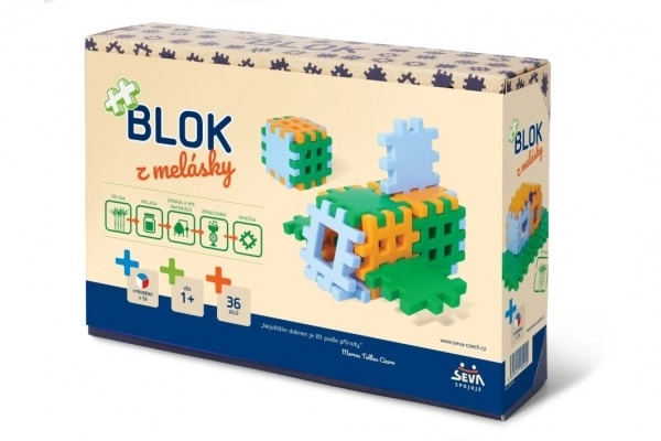 Block Building Set from Molasses