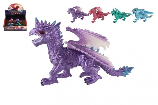 Plastic Dragon Figure 10cm - 4 Varieties