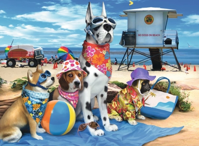 Ravensburger Puzzle No Dogs on the Beach XXL 100 Pieces