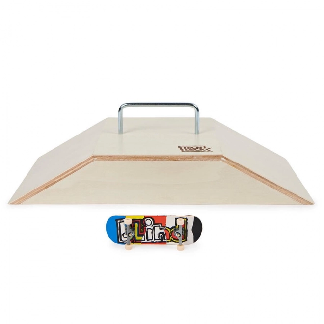 Tech Deck Wooden Ramp with Fingerboard