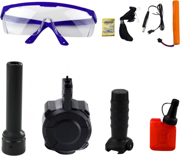 Water Ball Carbine with Accessories and Protective Goggles