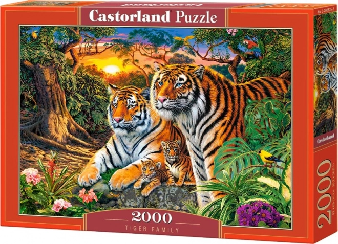 Tiger Family 2000-piece Jigsaw Puzzle