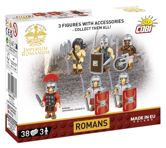 Roman Empire Toy Blocks - Roman Soldiers Set of 3