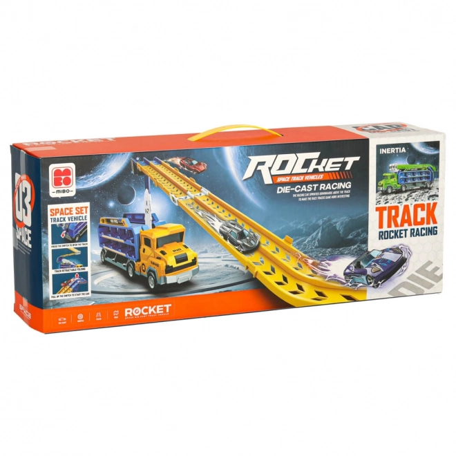 Race Track Set with Car Transporter