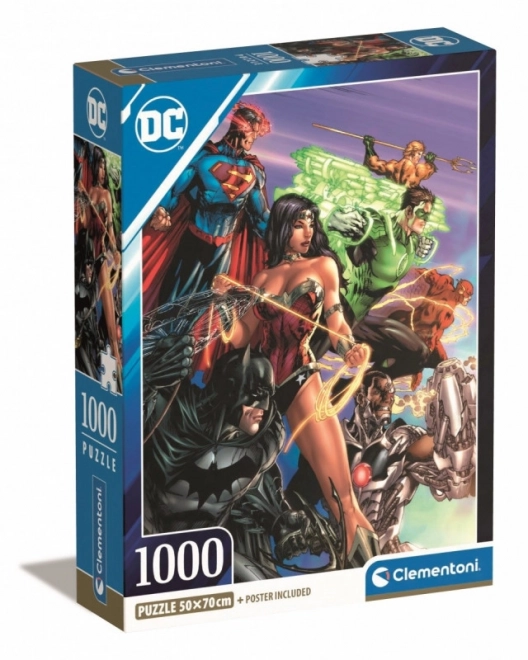 1000 Piece Compact DC Comics Justice League Puzzle