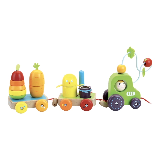 Stackable toy with surprise