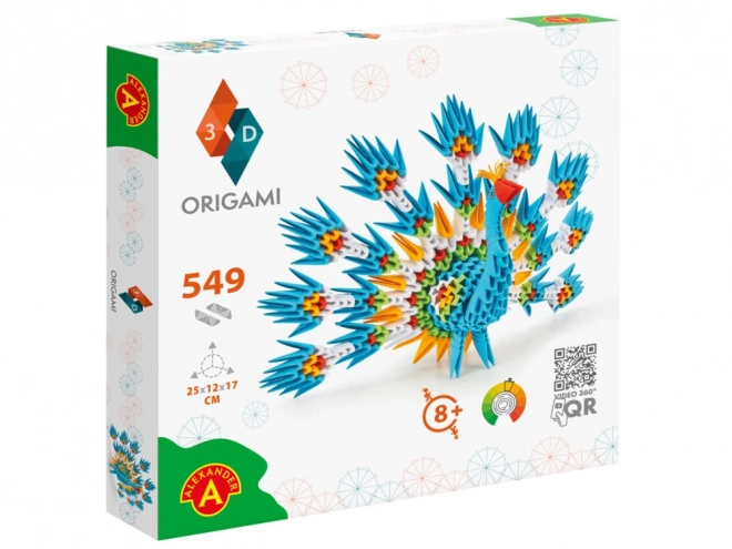 Creative 3D Origami Set Peacock