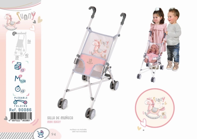 Folding Doll Stroller FUNNY 2023