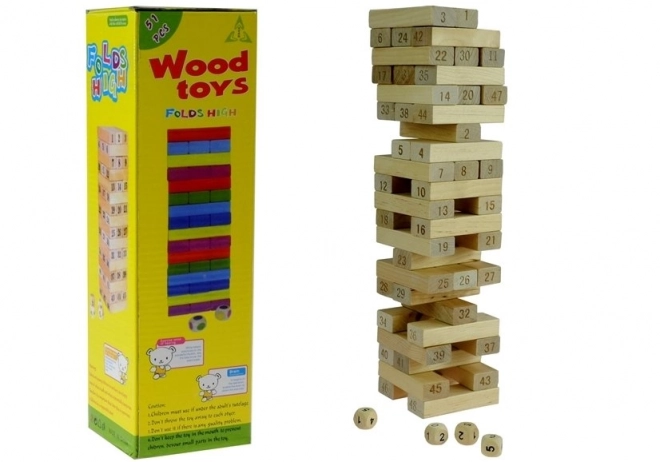 Wooden Tower Block Game