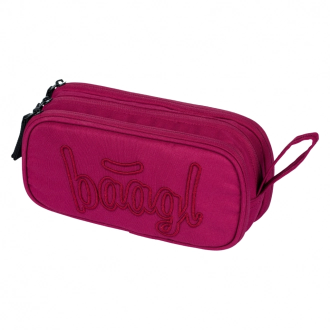 Baagl student pencil case Ruby