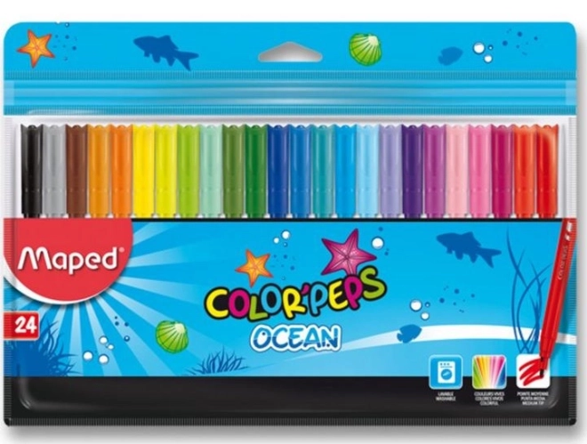 Maped Color'Peps Ocean Washable Markers Set