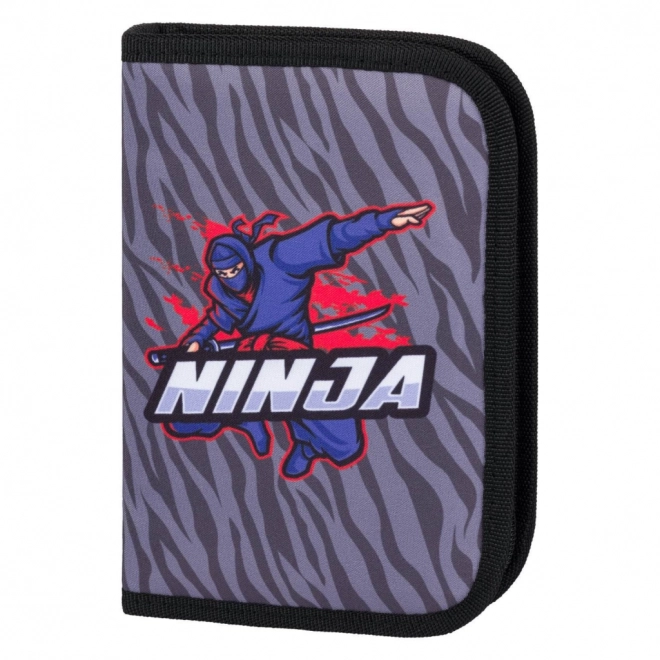 School Pencil Case with Ninja Design