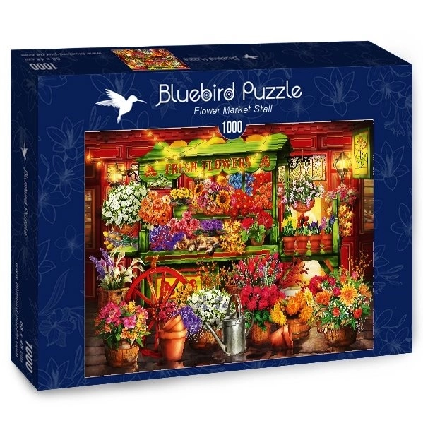 Bluebird Flower Stall Puzzle 1000 Pieces