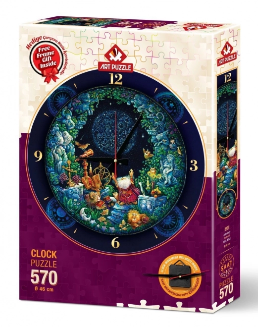 Astrology Zodiac Puzzle Clock - 570 Pieces