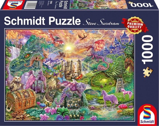 Enchanted Dragon Kingdom Puzzle 1000 Pieces