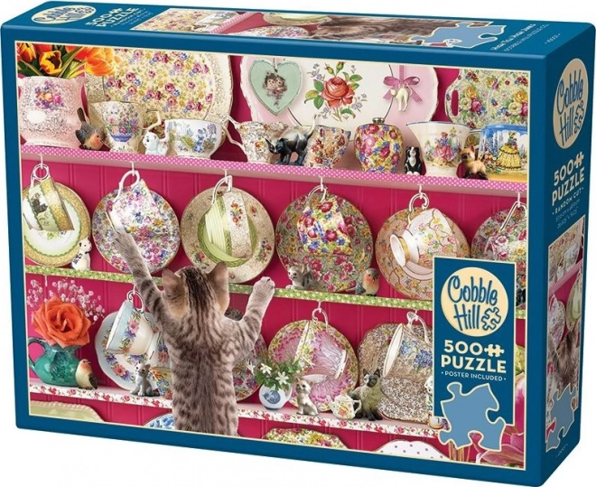 Cobble Hill Cat Mischief Puzzle 500 Pieces