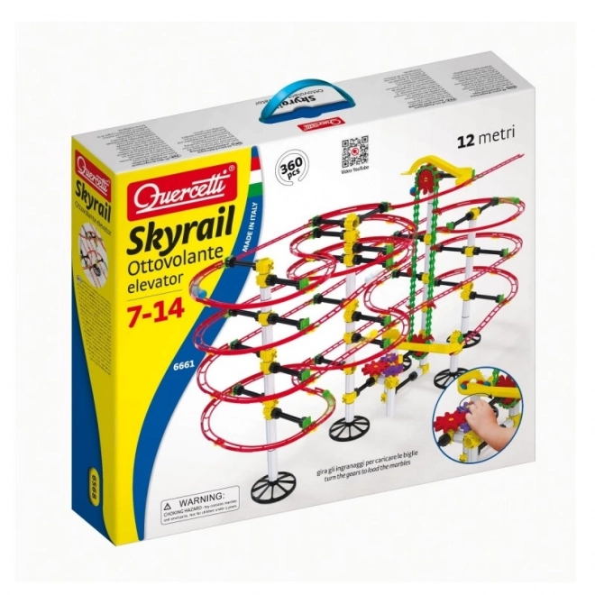 Quercetti Skyrail Marble Run with Elevator