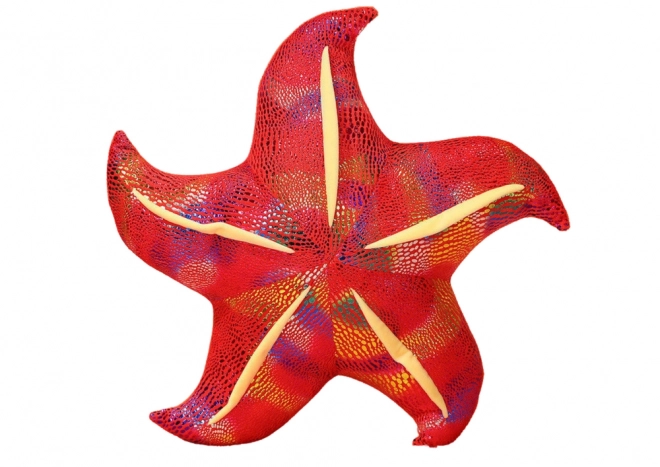 Plush Red Starfish Pillow