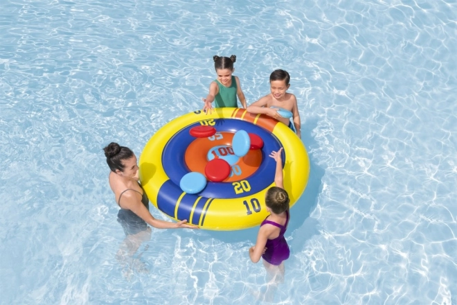 Inflatable Pool Target Game with Frisbee 140 cm