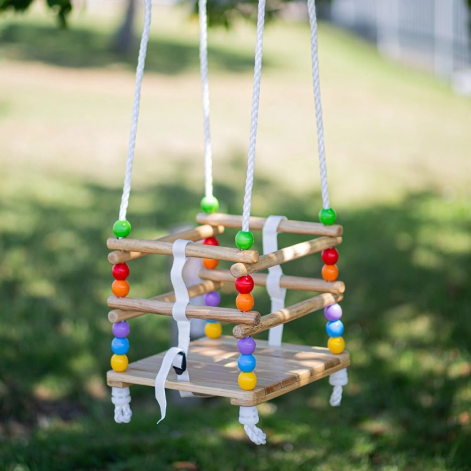 Quality wood and colorful beads