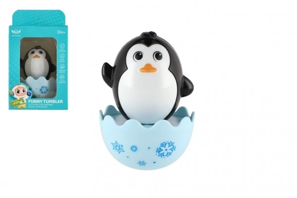 Roly Poly Penguin Toy with Sound