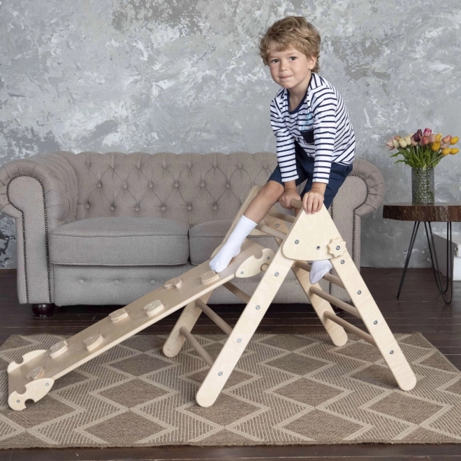 Montessori Climbing Ramp with Pebbles