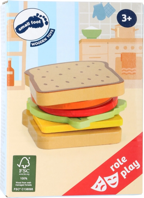 Wooden Sandwich Play Set