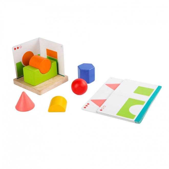 Simple Geometry Wooden Game by Lucy & Leo