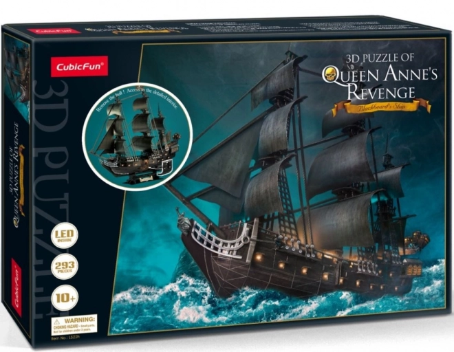 3D LED Puzzle Queen Anne's Revenge