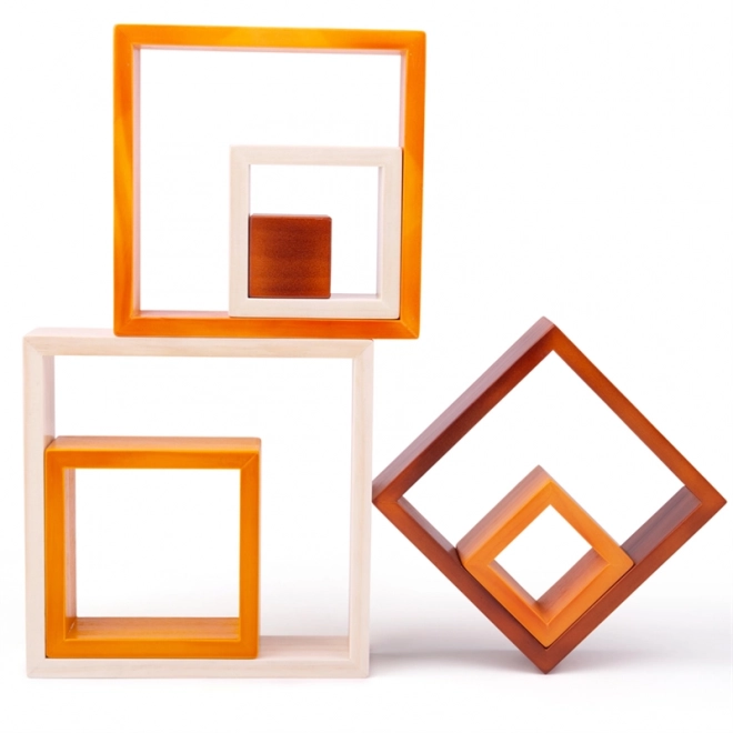 Bigjigs Wooden Stacking Squares