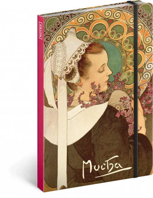 Notique Unlined Notebook Alfons Mucha – Vřes