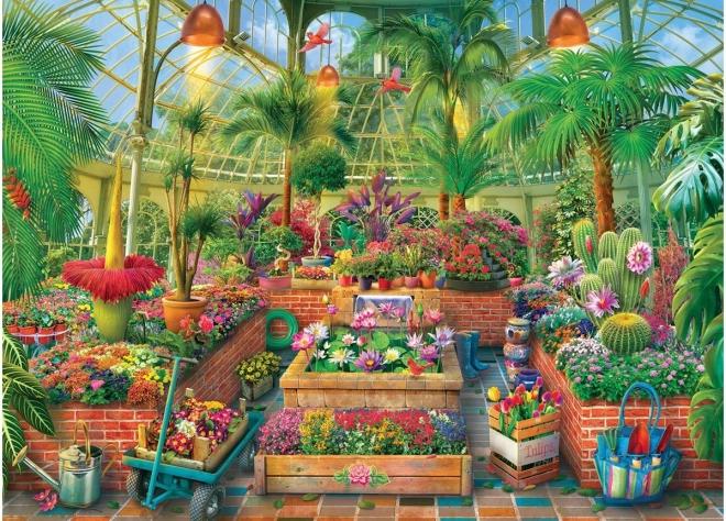 Puzzle Giardino In Serra 1000 Pezzi
