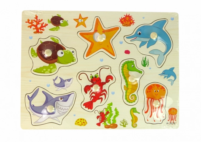 Wooden Educational Puzzles Marine Animals