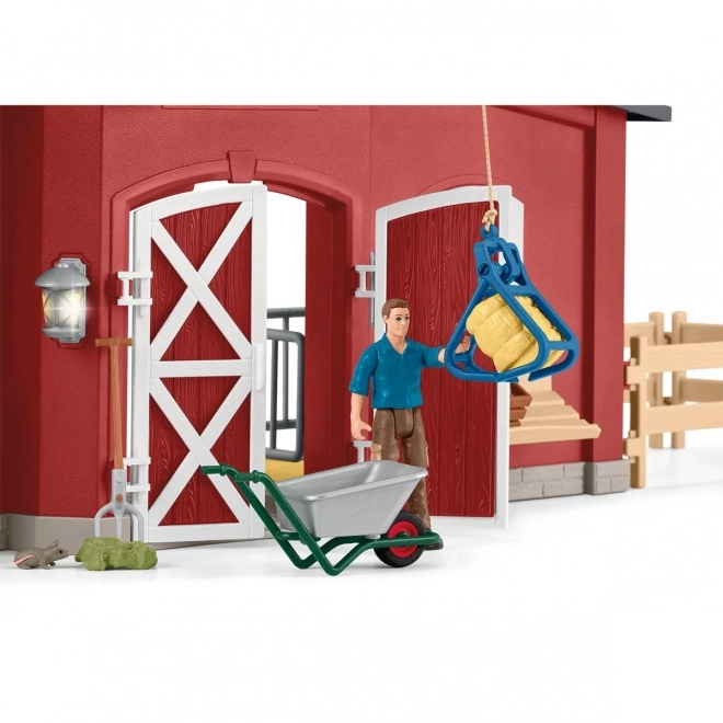 Large Barn with Animals and Accessories