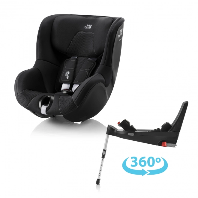 Britax Römer Dualfix 5Z autostol til børn med roterende base Galaxy Black