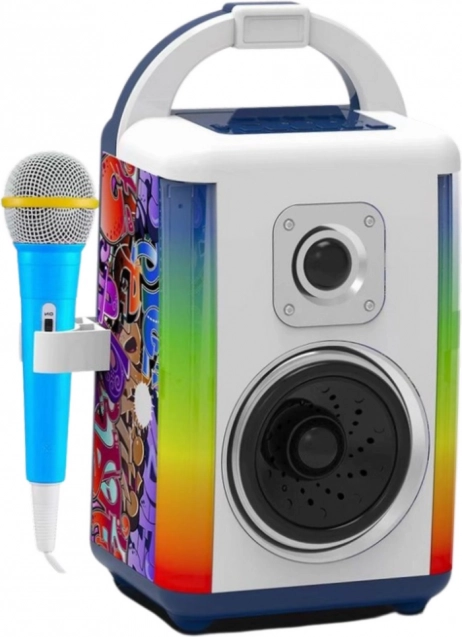 Set musicale interattivo con microfono e luci LED